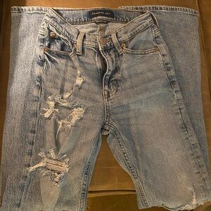 Aeropostale junior jeans, high rise flare, 000R